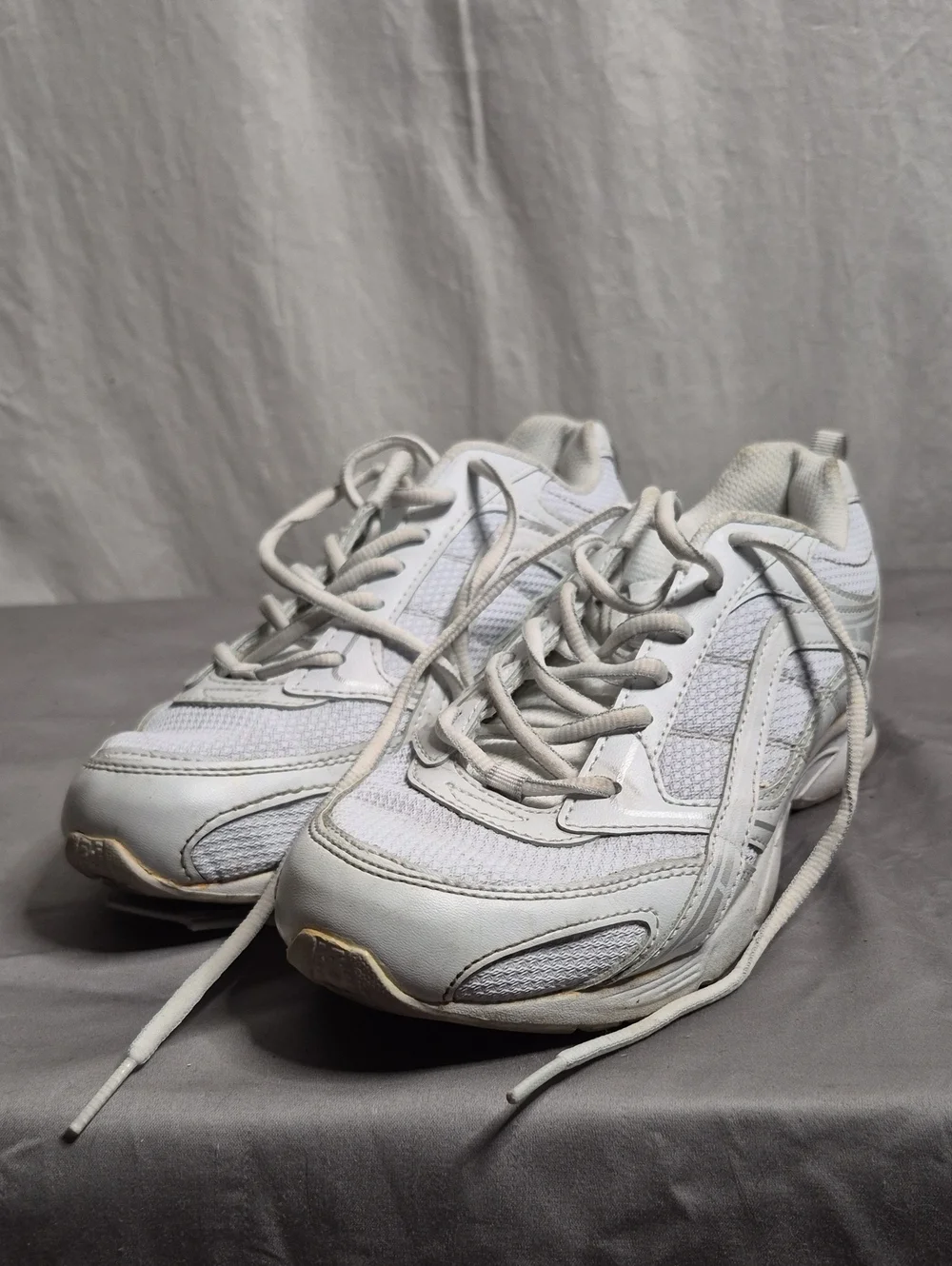 Danskin Now White Women's Athletic Lace-Up Sneakers